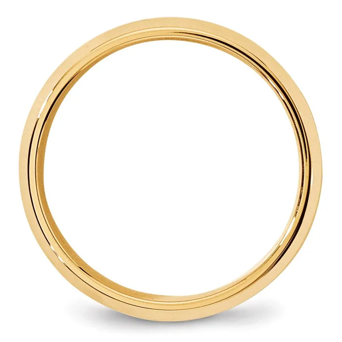 Goldia Rings Solid 14K Yellow Gold 7mm Bevel Edge Comfort Fit MensWomens Wedding Band Ring Size 12 Goldia Rings Solid 14K Yellow Gold 7mm Bevel Edge Comfort Fit MensWomens Wedding Band Ring Size 12