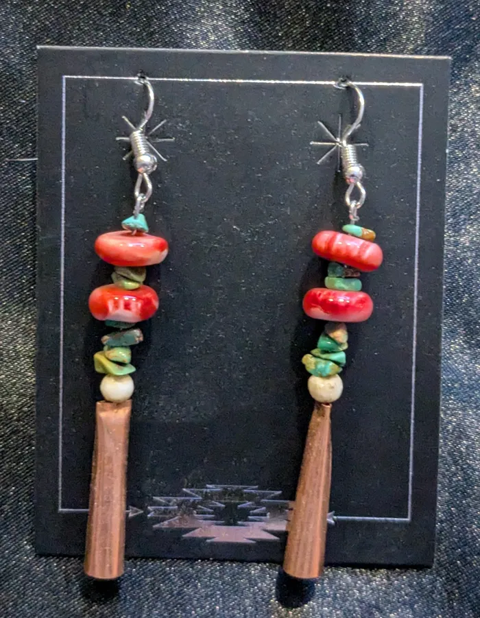 Orange Spiny Beautiful Dangle Earrings Ren McCully Earrings Orange Spiny Beautiful Dangle Earrings Ren McCully Earrings